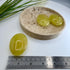 Lemon Calcite Palm 5.5cmx3.5cm