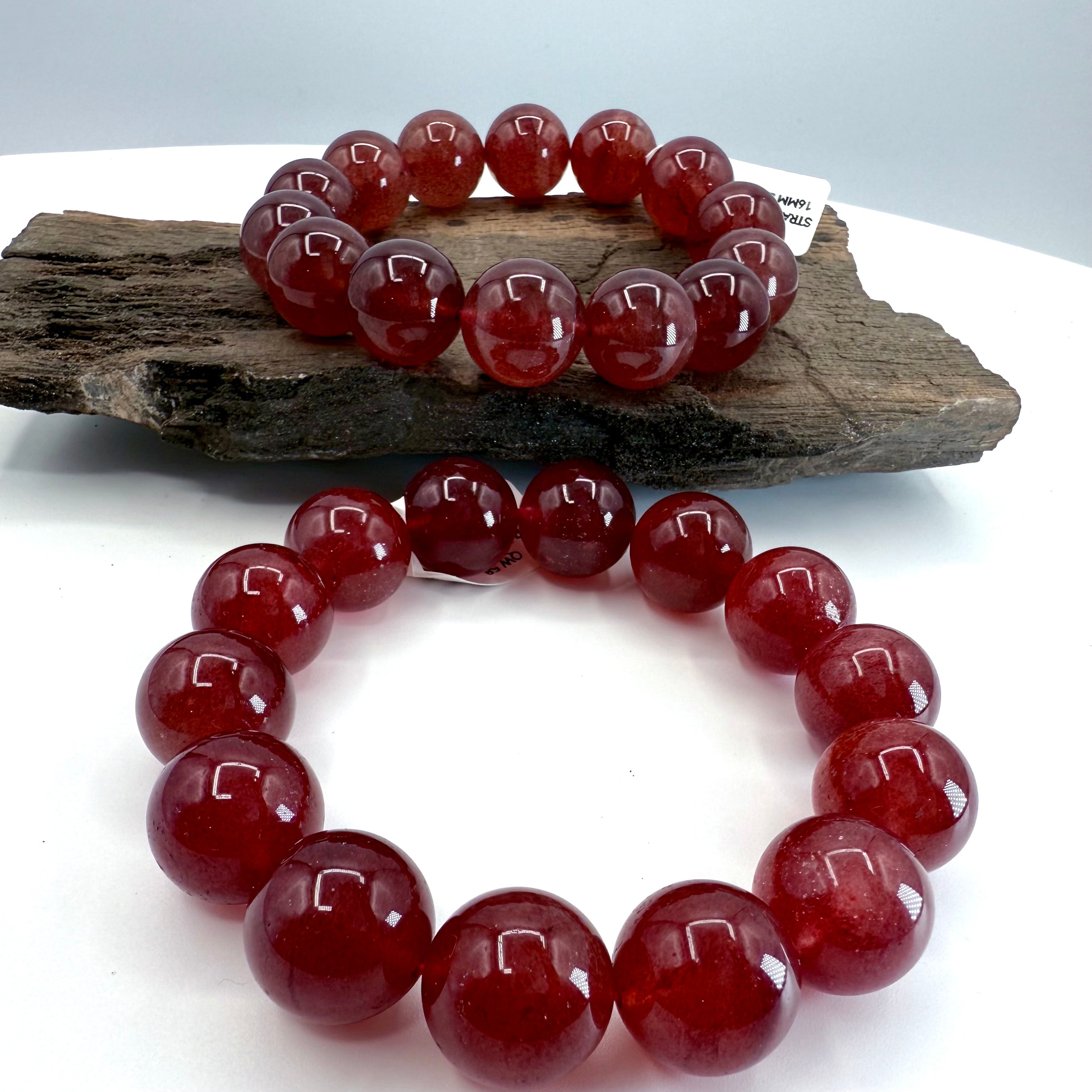 Strawberry Quartz 6mm Bracelet [QW58]