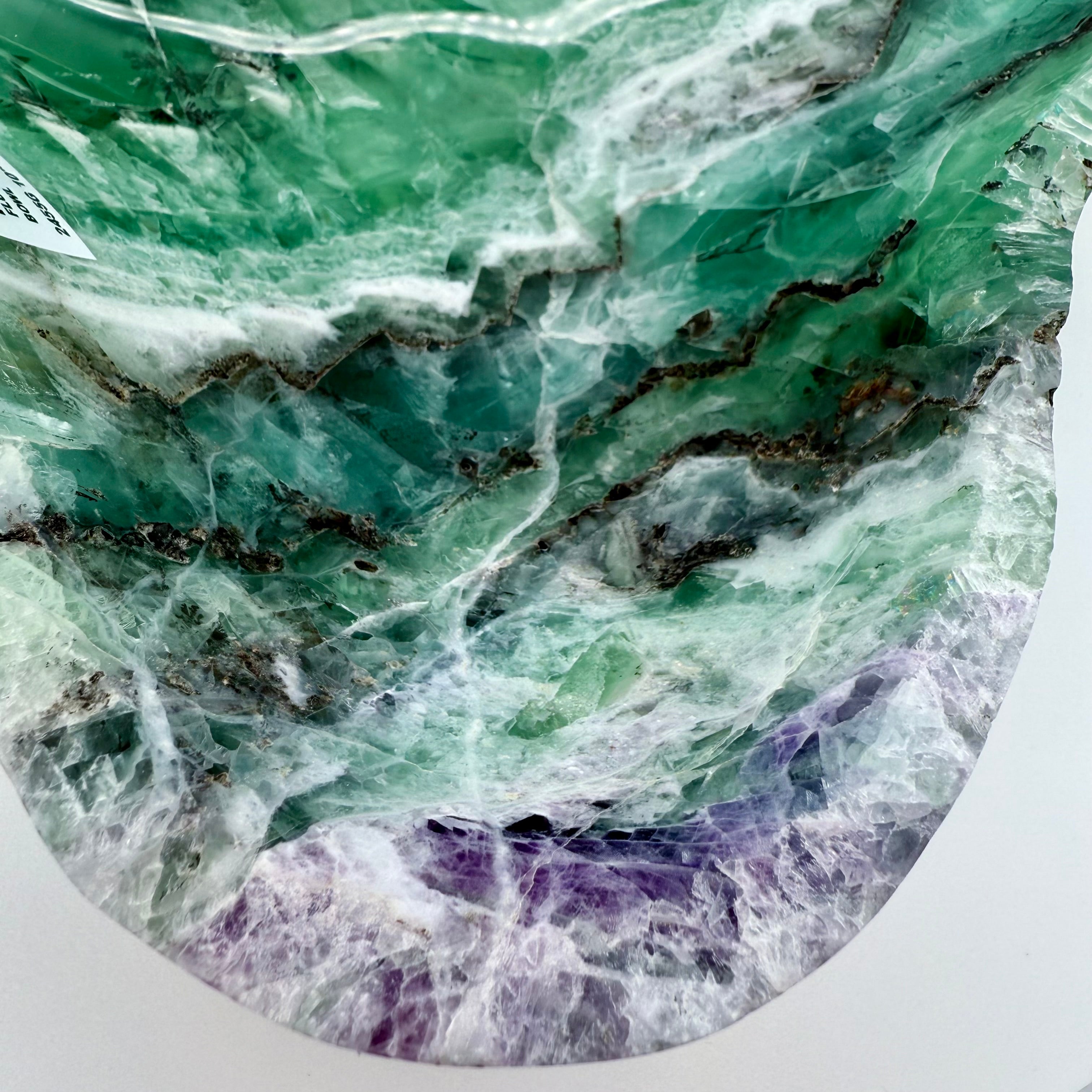 Mexican Fluorite Bowl 24.4 cm wide 7cm Deep
