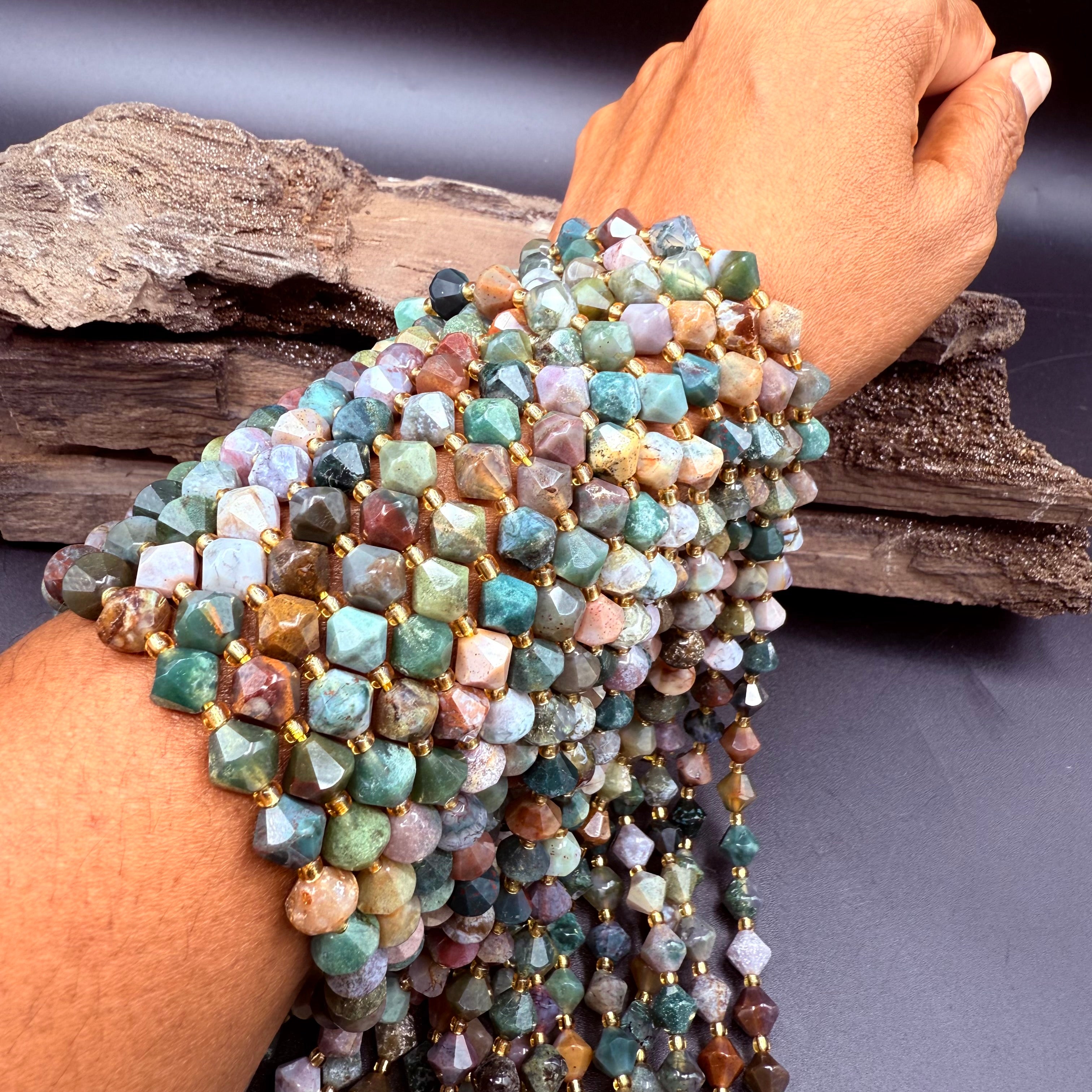 Ocean Jasper Bicone 8mm