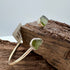 Moldavite 925 Silver Bangle