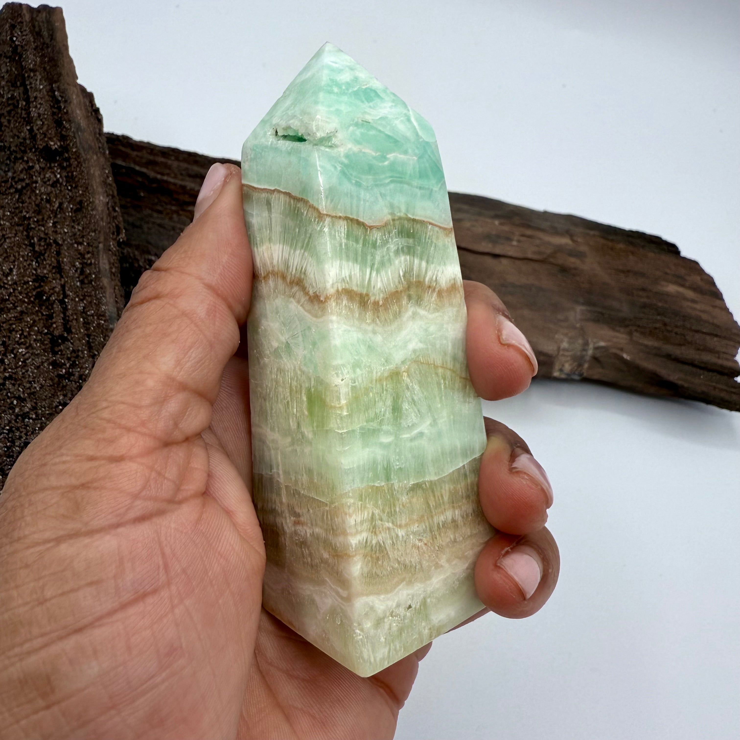Carribean Calcite Tower - 9.5cm