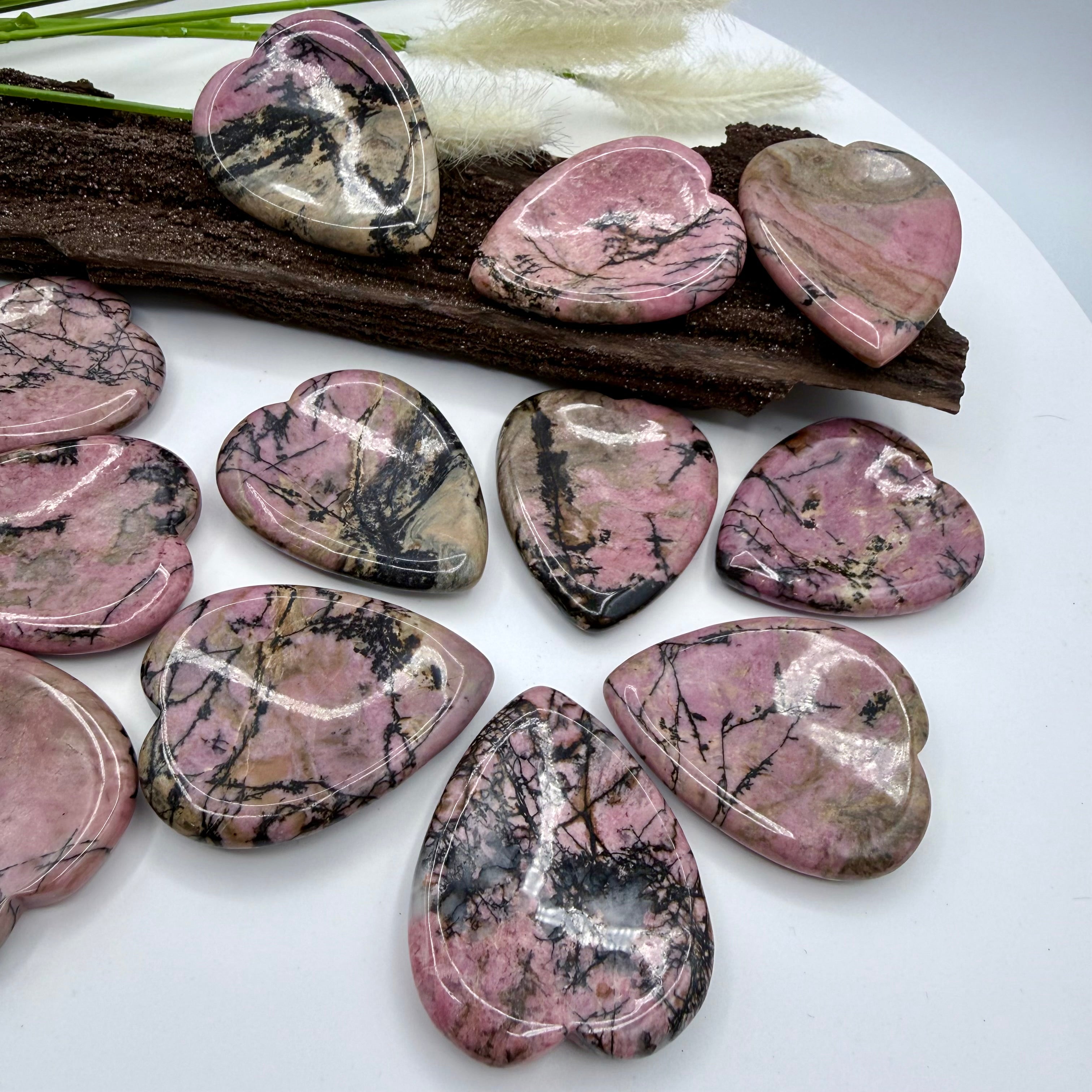 Rhodonite Calming Stones 40g Intuitively Picked