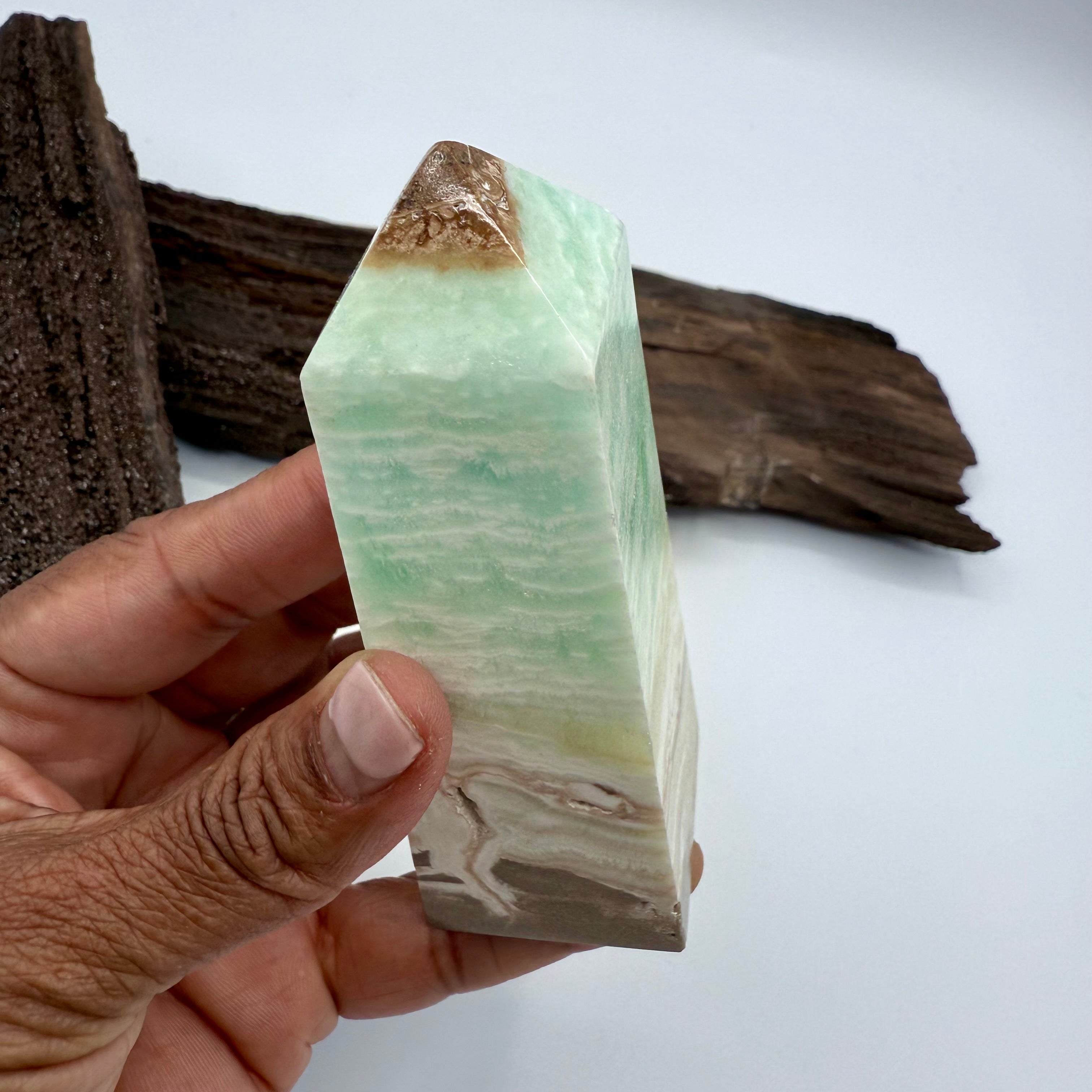 Carribean Calcite Tower - 4.5inch