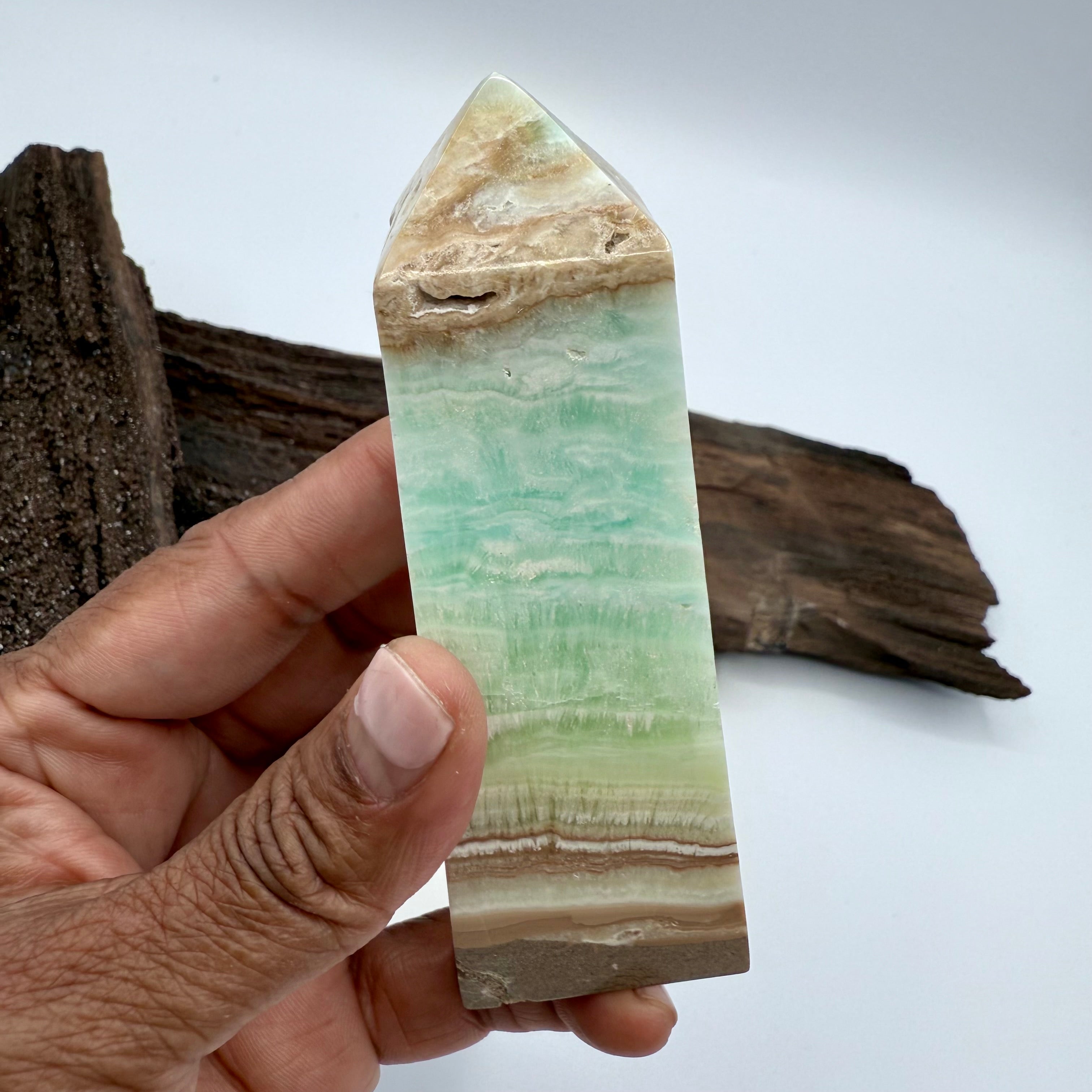 Carribean Calcite Tower - 10.5cm