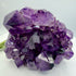Amethyst Cluster with Gold Fan Goethite Inclusions