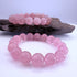 Rose Quartz 13mm Bracelet [QT34]
