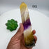 Yellow & Purple Fluorite Towers