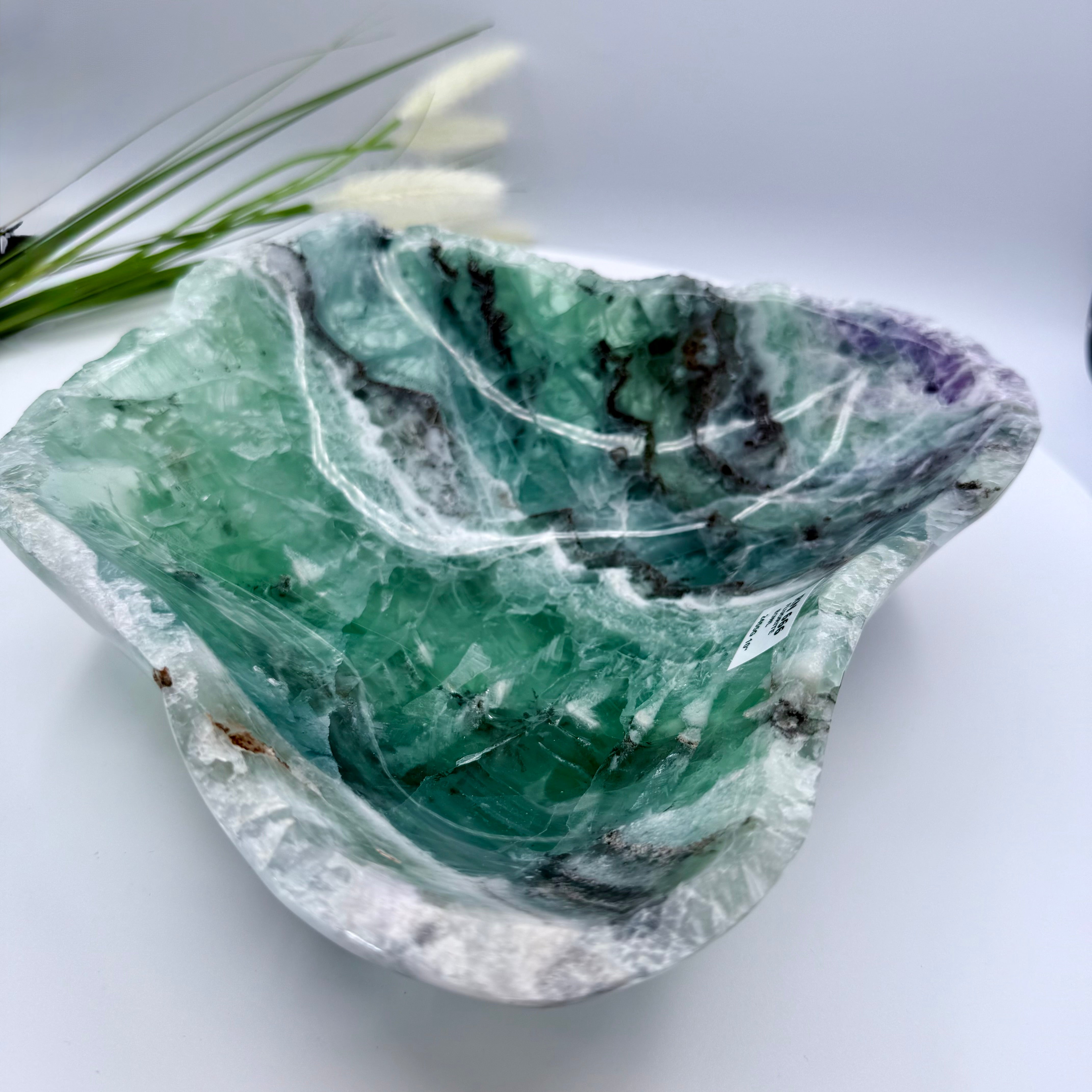 Mexican Fluorite Bowl 24.4 cm wide 7cm Deep