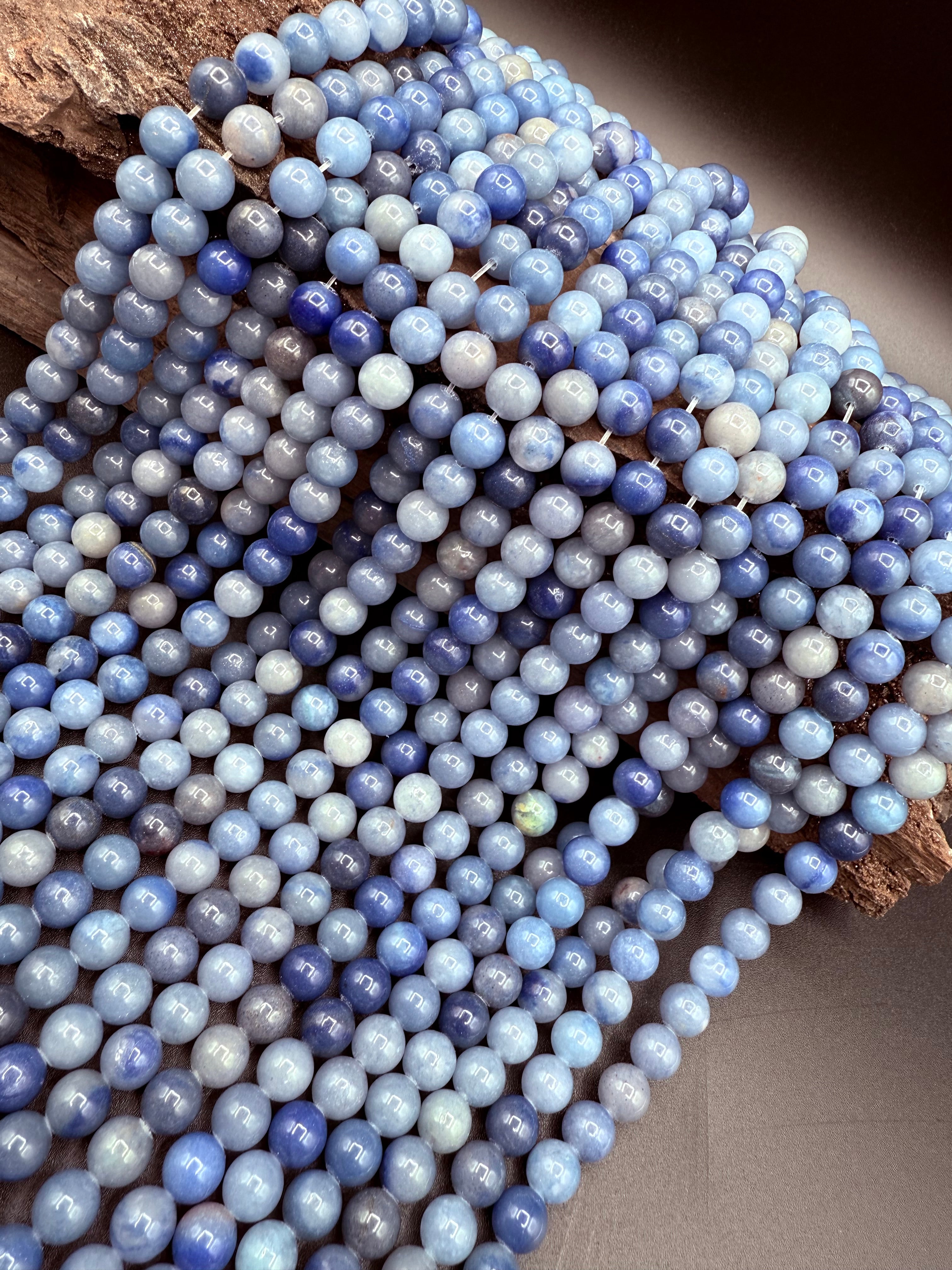 Blue Aventurine 8MM Bead Strand