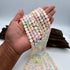 Light Candy Selenite Bead Strand 8mm Round [YK26]