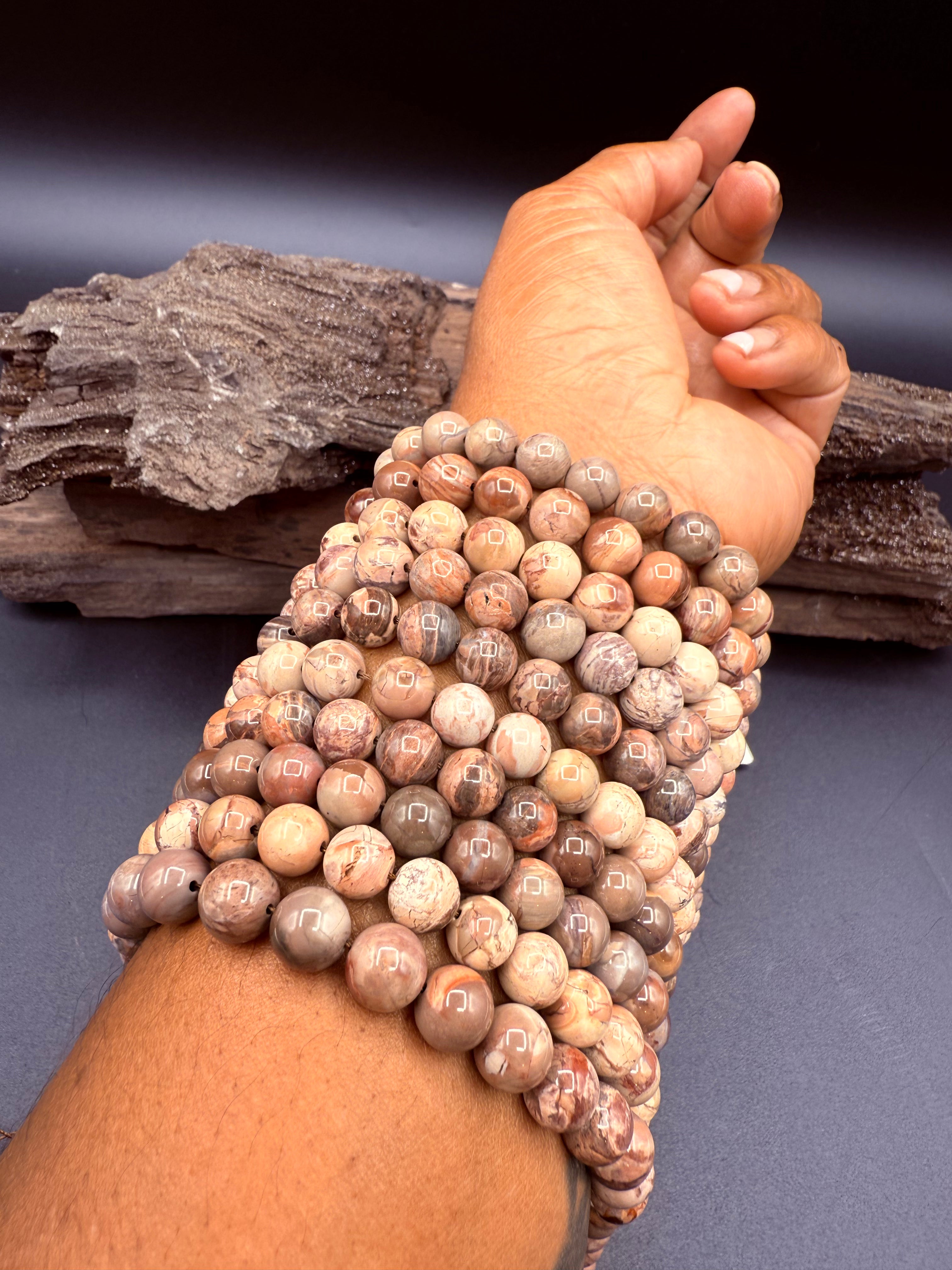 Alashan Agate 8mm Bead Strand