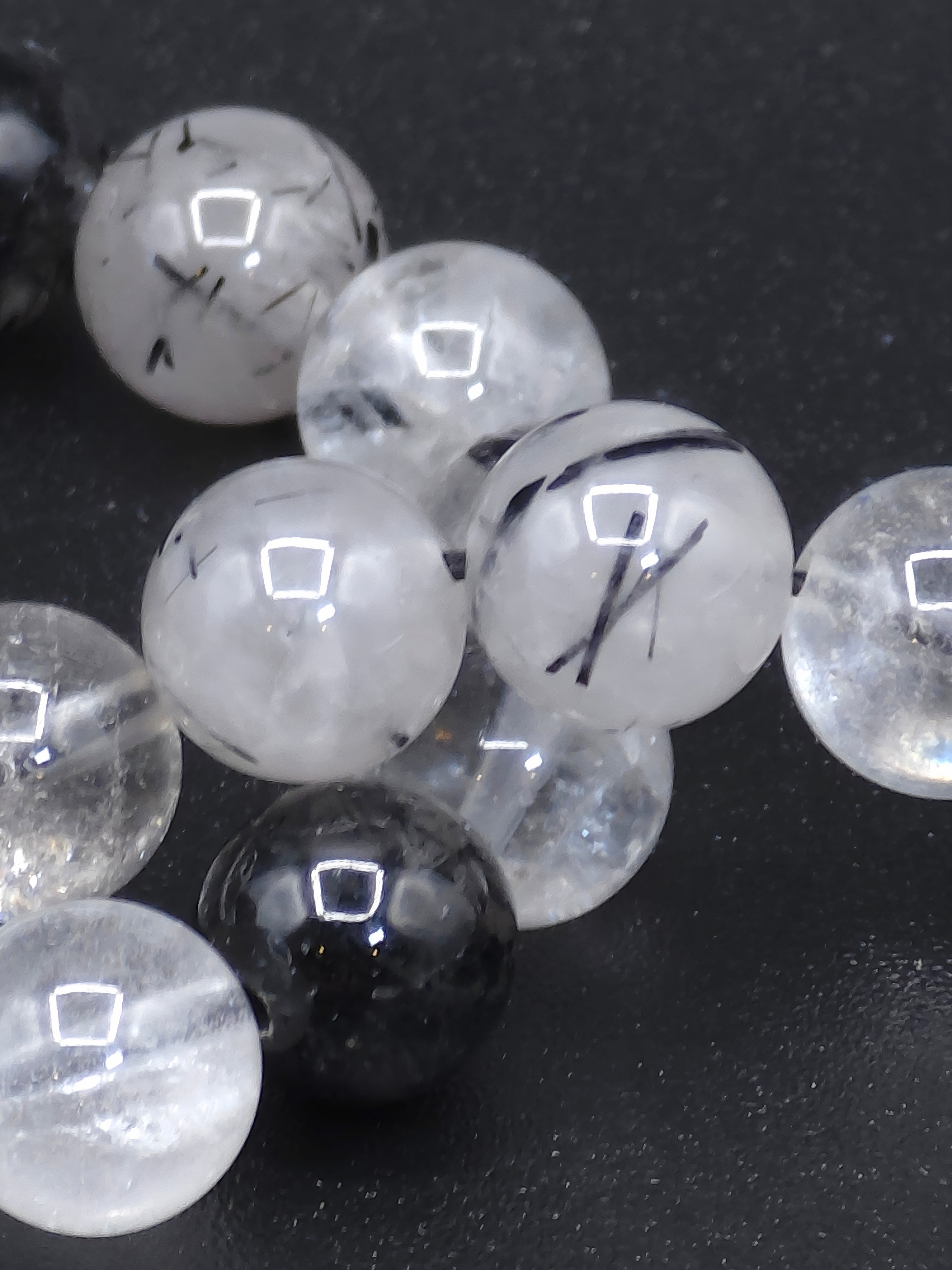 Black Rutilated Quartz 8.5mm