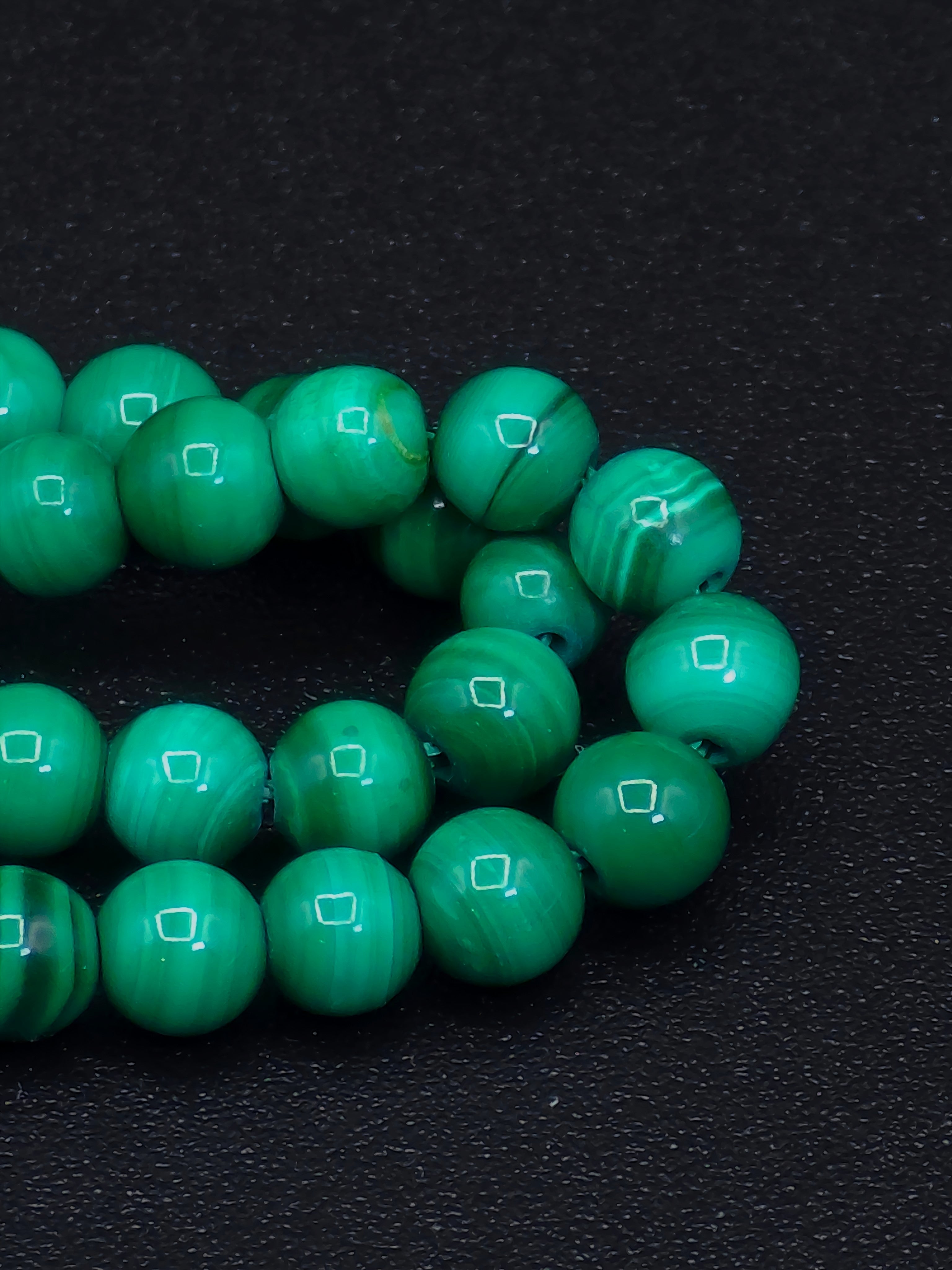 Malachite Beads 4mm